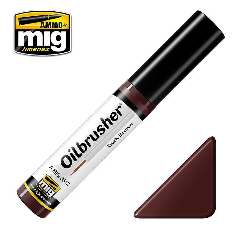AMMO by MIG Jimenez AMMO By MIG Oilbrusher Dark Brown A.MIG-3512