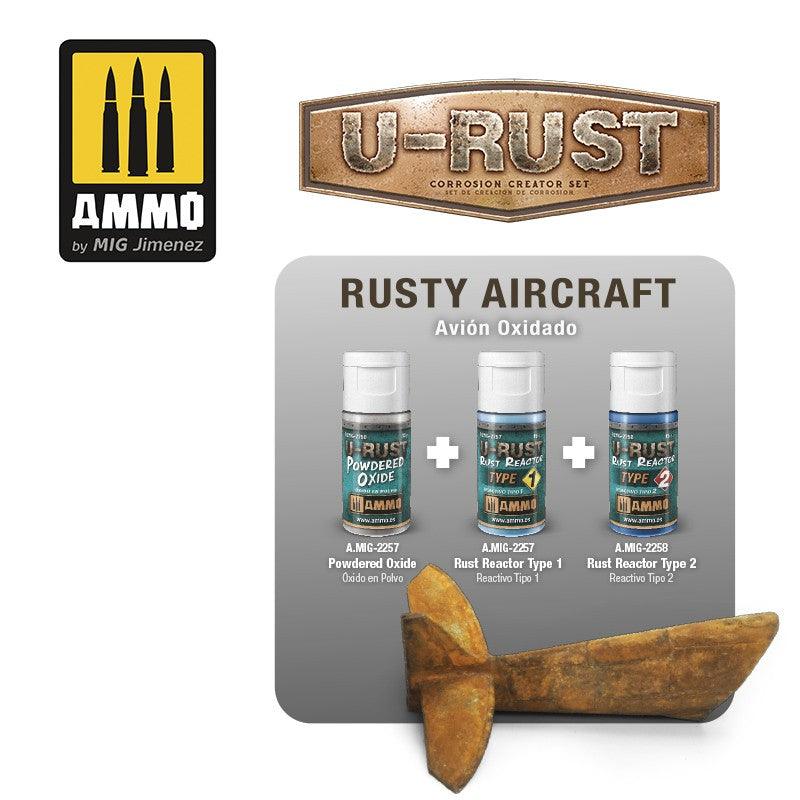 AMMO by MIG Jimenez Model Making AMMO by Mig 7460 U-Rust: Corrosion Creator Set (9 Bottles & Booklet)