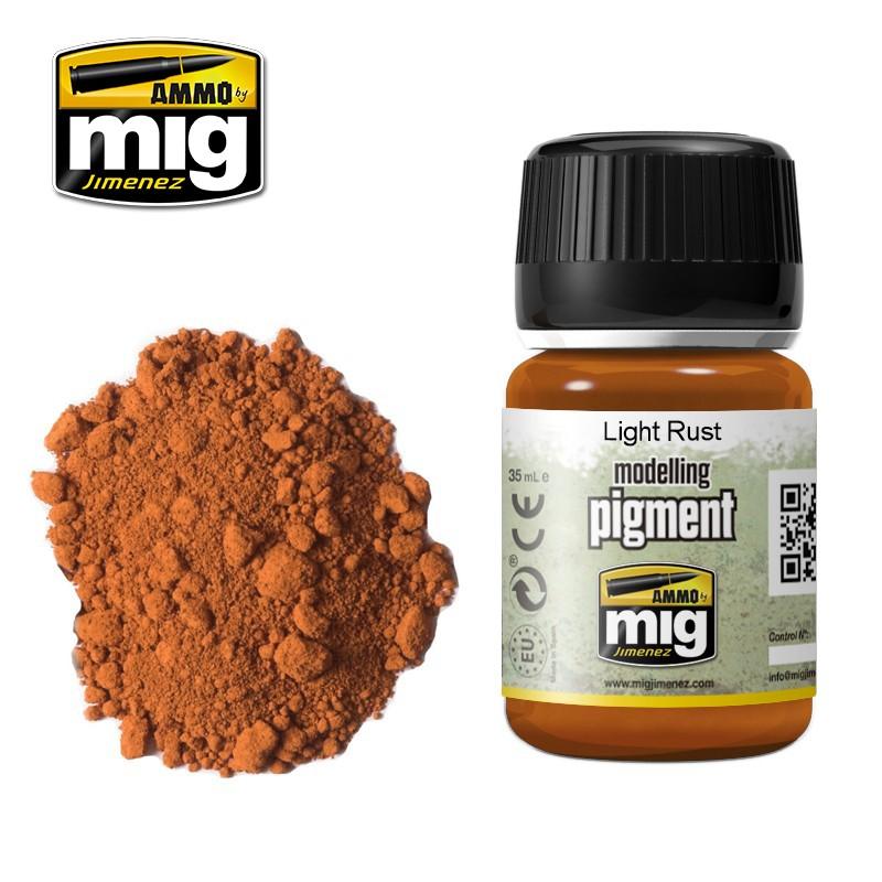 AMMO by MIG Jimenez Paints AMMO By MIG Pigment Light Rust MIG3006