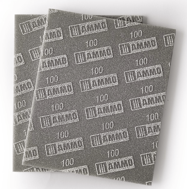 AMMO by MIG Jimenez Sanding AMMO by Mig 8555 Sanding Sponge Sheet (100)