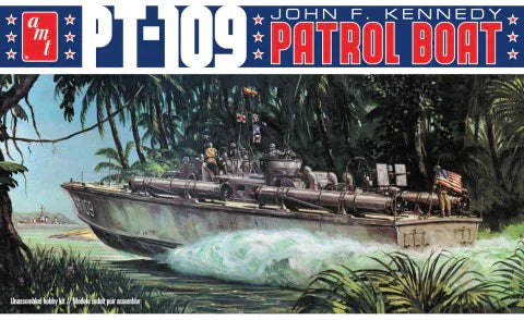 AMT Model Kits Other Models & More AMT 1:64 John F. Kennedy PT-109 Torpedo Boat Plastic Model Kit