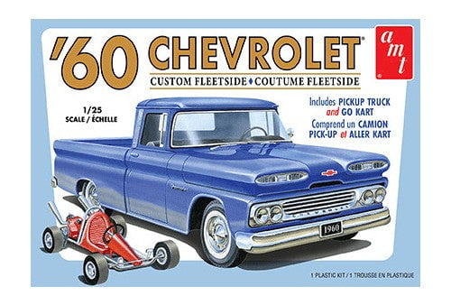 AMT Model Kits Other Models & More AMT '60 Chevy Custom Fleetside PU 1/25