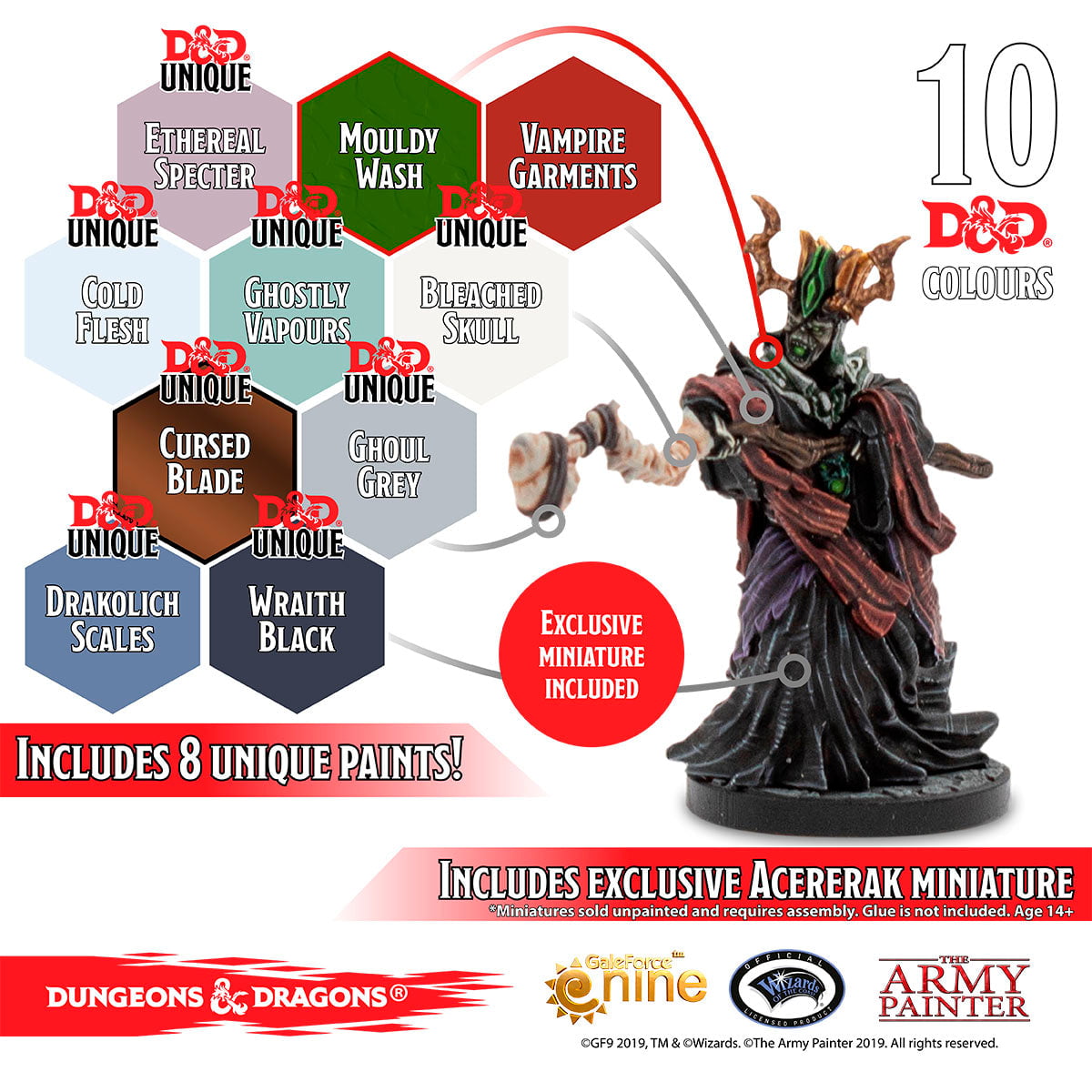 Army Painter HOBBY PAINT Army Painter D&D Undead Paint Set