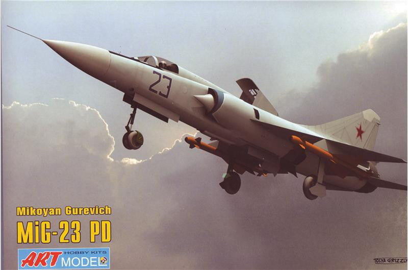 Art Model MODEL AIRPLANES Art MiG23PD 1st Prototype Soviet Aircraft Kit 1/72