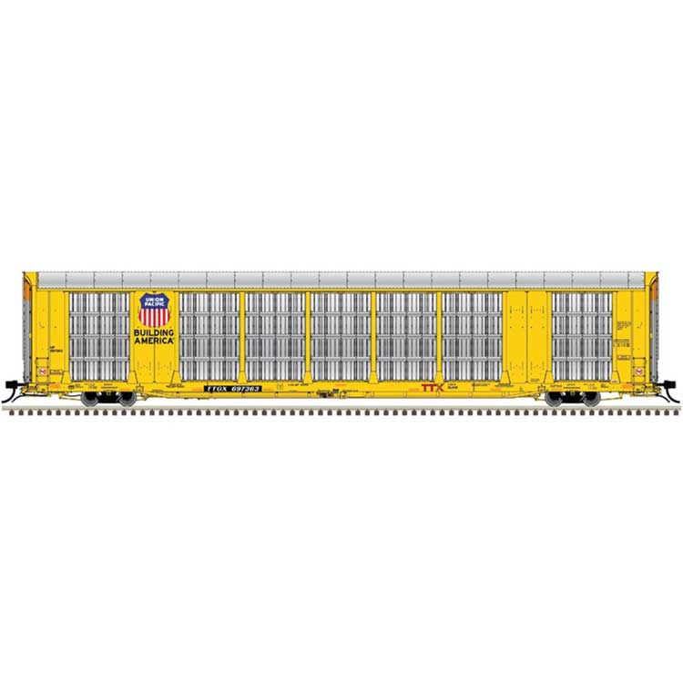 Atlas Auto Carrier Atlas 20006195 HO Scale Gunderson Multi-Max Autorack UP 697363