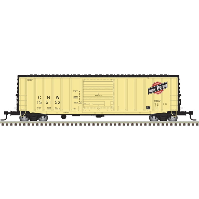 Atlas Boxcar Atlas Master HO Scale 20007068 50' Precision Design Boxcar Chicago NorthWestern CNW 155152