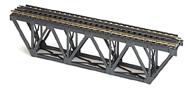 Atlas Code 100 - Bridge Atlas 884 HO Scale Warren Deck Bridge Kit for Code 100 Track