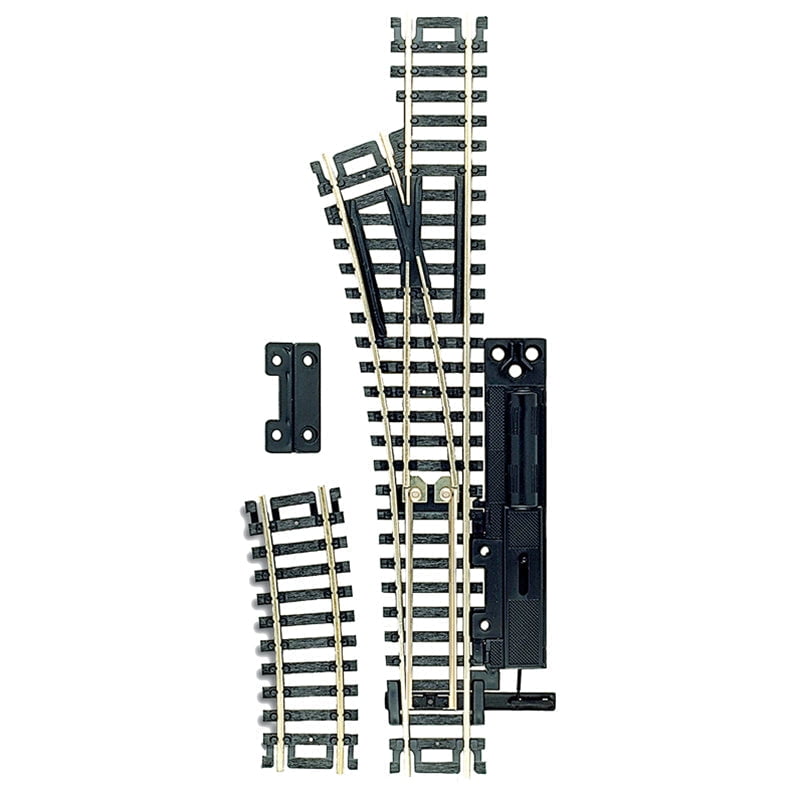 Atlas Code 100 - Switch Atlas 860 HO Scale Code 100 Track Manual Left-Hand Switch