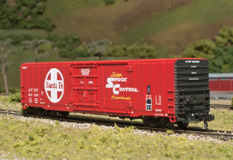 Atlas Master Boxcar Atlas Master 20007299 HO Scale Bx-177 Boxcar Santa Fe "Shock Control" ATSF 621824