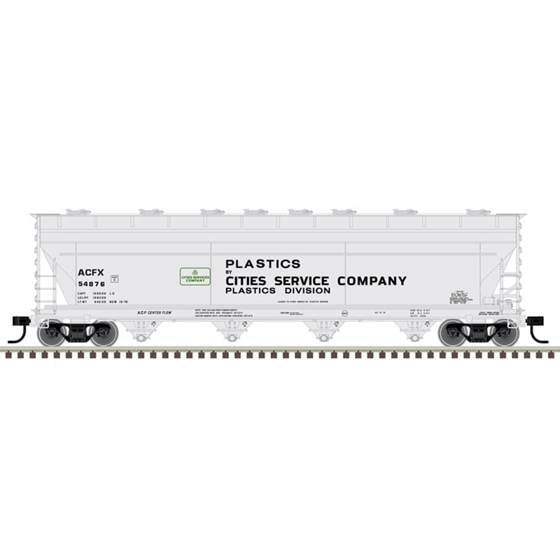 Atlas Master Covered Hopper Atlas Master 20007372 HO Scale ACF 5250 Covered Hopper Cities Service ACFX 54876