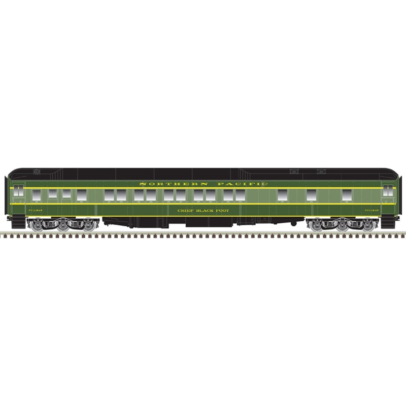 Atlas Master Passenger - Sleeper Atlas 20006607 HO Scale PS 10-1-1 Sleeper Pullman Northern Pacific NP "Chief Black Foot"
