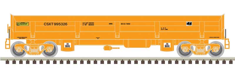 Atlas Trainman Dump Car Atlas Trainman 50006050 N Scale Difco Dump Car CSXT 913326