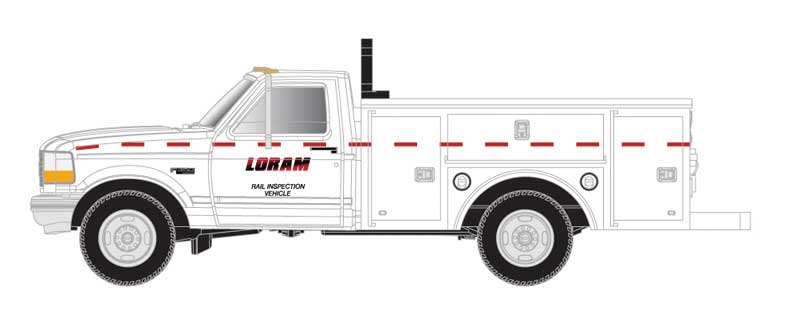 Atlas Vehicle Atlas 60000158 N Scale Ford F-250 and F-350 Pickup Truck Set - LORAM