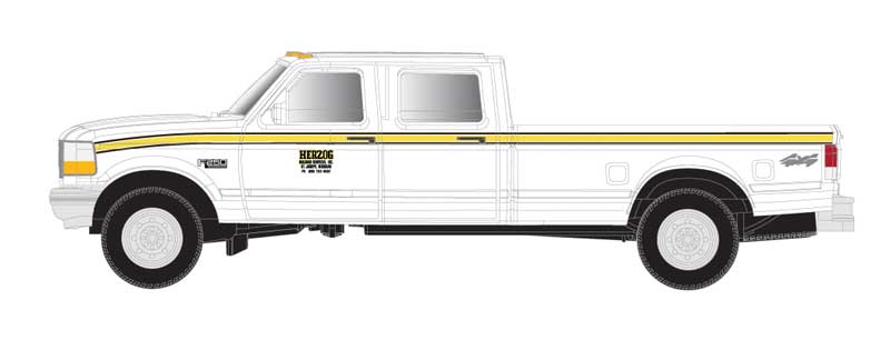 Atlas Vehicle Atlas 60000159 N Scale Ford F-250 and F-350 Pickup Truck Set - Herzog