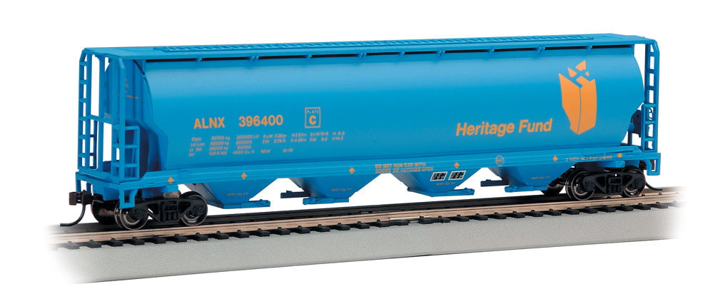 Bachmann Covered Hopper Bachmann 19139 HO Scale 4 Bay Covered Hopper Alberta Heritage Fund ALNX