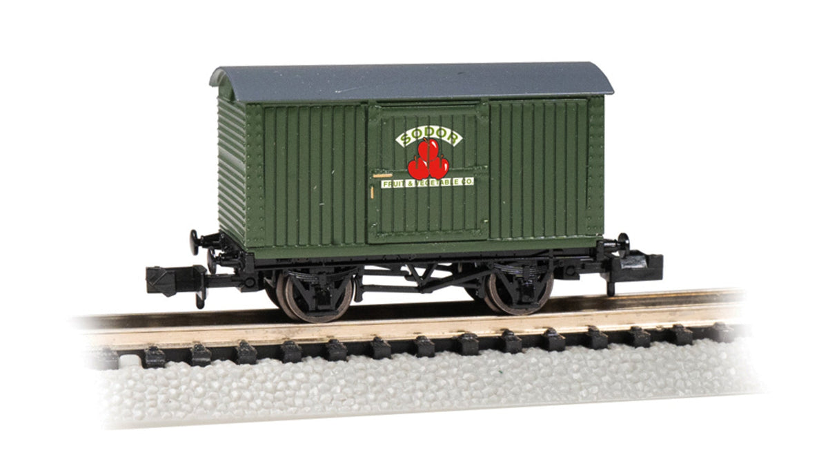 Bachmann Box Van Bachmann 77089 N Scale Thomas & Friends Box Van - Sodor Fruit & Vegetable Co.