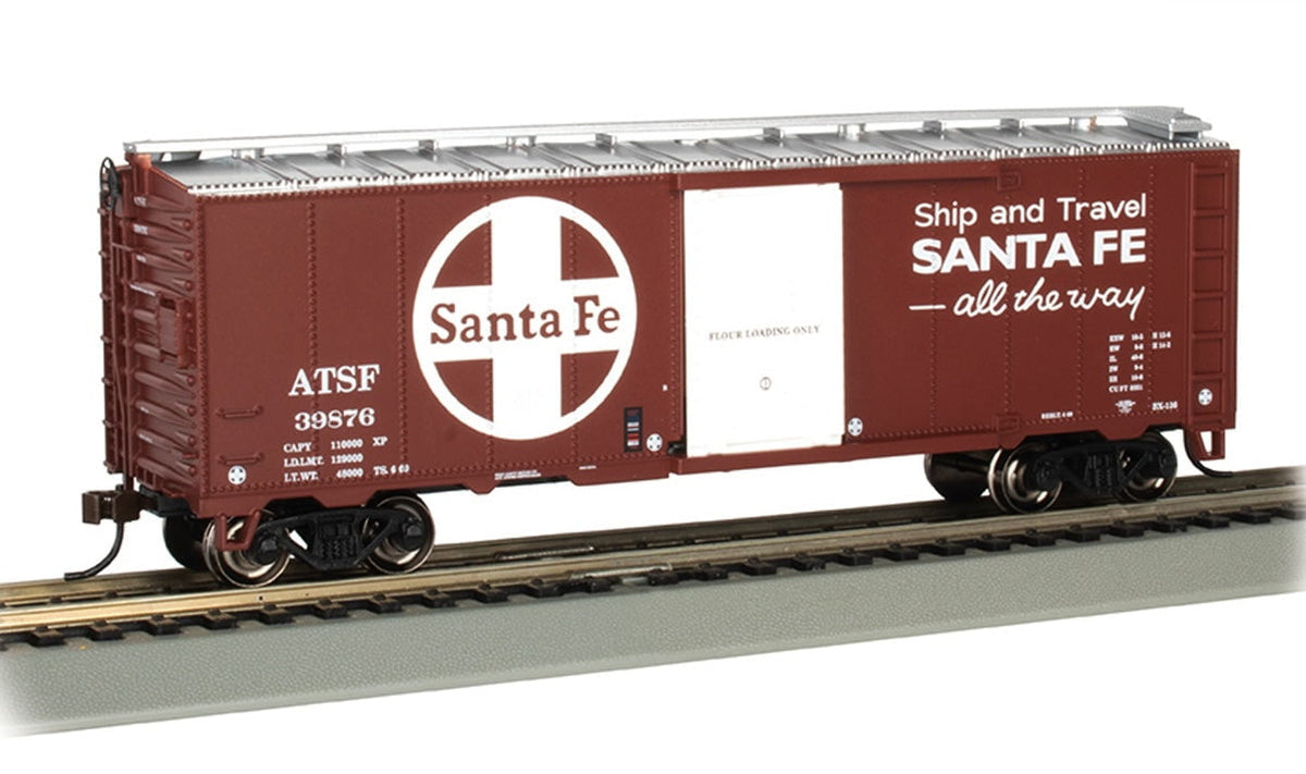 Bachmann Boxcar Bachmann 16012 HO Scale PS-1 40' Boxcar Santa Fe "Flour Only" ATSF 139876