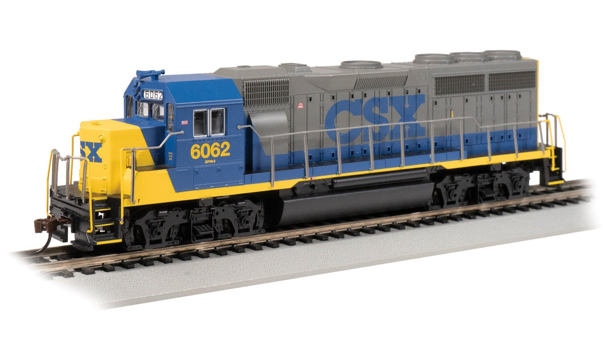 Bachmann Diesel - Four Axle Bachmann 60314 HO Scale EMD GP40 Diesel CSX YN2 6062 with DCC