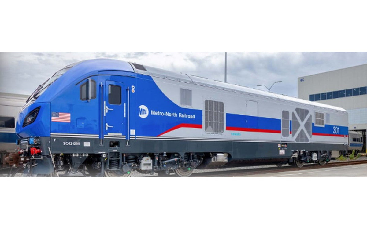 Bachmann Diesel - Four Axle Bachmann 69026 HO Scale Siemens SC-42DM Charger Metro North Railroad 302 with DCC WOWSound
