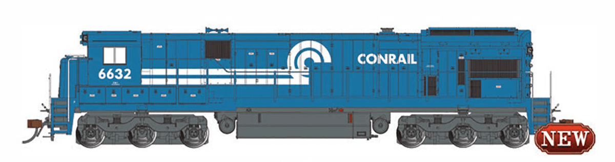 Bachmann Diesel - Six Axle Bachmann 61304 HO Scale GE C36-7 Diesel Conrail CR 6632 with DCC & Sound