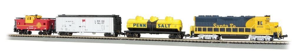 Bachmann Train Set - N Scale Bachmann 24013 N Scale Thunder Valley Santa Fe Model Train Set