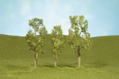 Bachmann Trees - Deciduous Bachmann SceneScapes 32210 8" Aspen Trees (2 Pack)