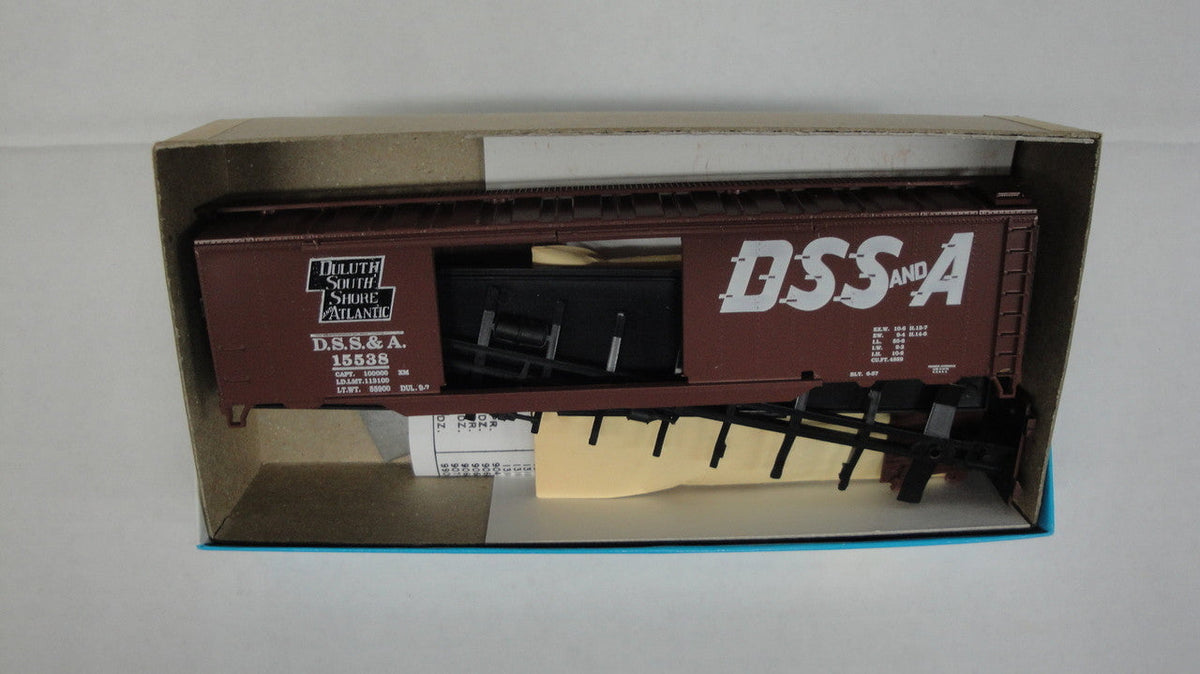 BevBel Bev-Bel 241-2 50' Boxcar DSS&A Duluth South Shore & Atlantic #15538 HO Scale
