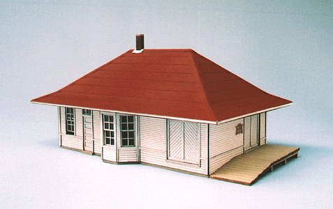 Blair Line MODEL TRAINS Blair Line HO Leeton Depot Laser-Cut Wood Kit
