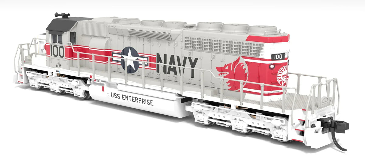 Broadway Limited Imports Diesel - Six Axle BLI 9474 N Scale EMD SD40-2 Diesel USN Fantasy Scheme Paragon4 (Sound/DC/DCC)