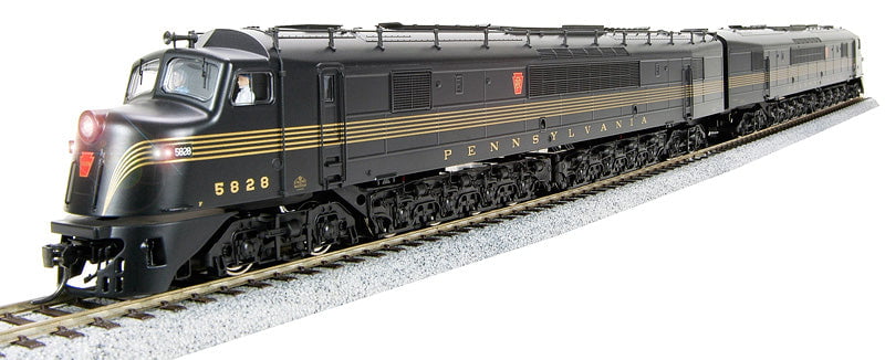 Broadway Limited Imports Diesel - 16 Axle BLI 2090 HO Scale Baldwin Centipede AA Set Pennsylvania PRR 5828A/5828A Paragon2 (USED)