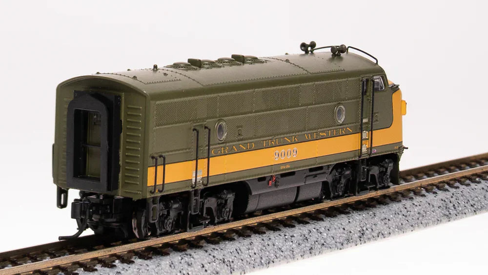Broadway Limited Imports Diesel - 4 Axle BLI 6844 N Scale EMD F3A Diesel Grand Trunk Western GTW 9009 Paragon4 DCC