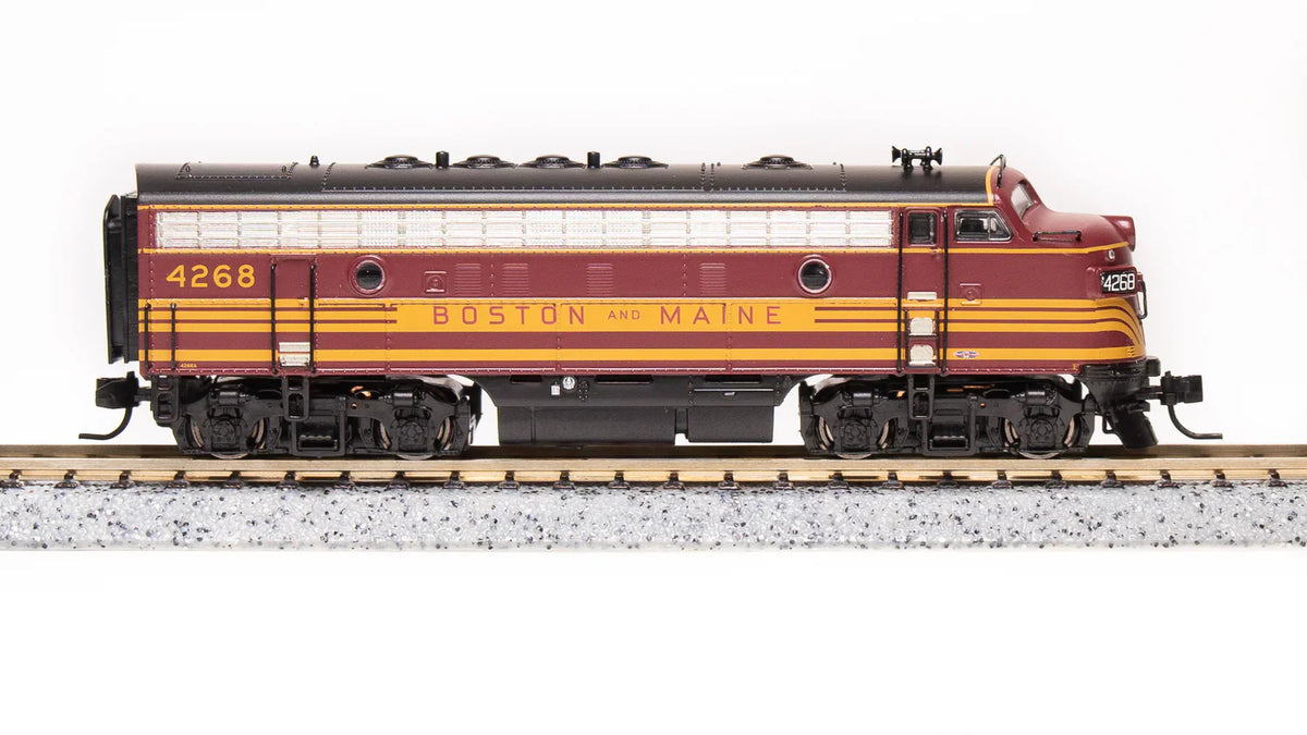 Broadway Limited Imports Diesel - 4 Axle BLI 6871 N Scale EMD F7A Diesel Boston & Maine B&M 4268A Paragon4 DCC