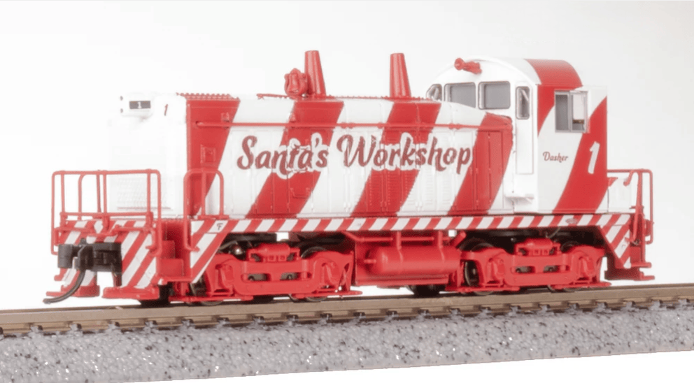 Broadway Limited Imports Diesel - Four Axle BLI 9355 N Scale EMD SW7 Diesel Santa's Workshop2 Paragon4 (Sound/DC/DCC)