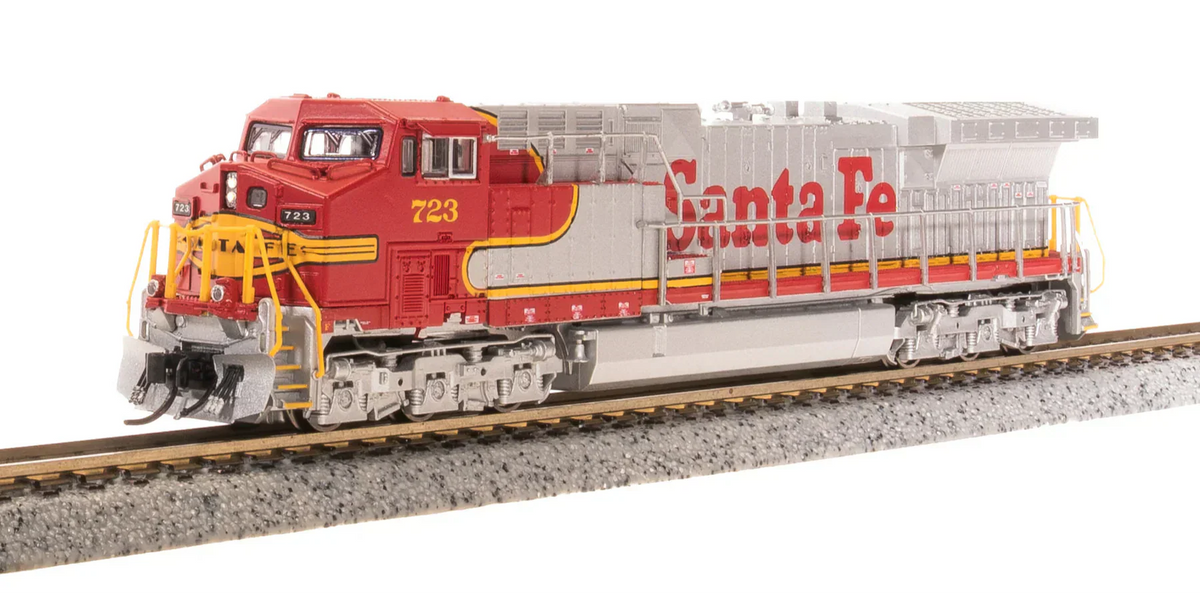 Broadway Limited Imports Diesel - Six Axle BLI 8586 N Scale GE AC6000 Diesel Santa Fe ATSF 723 Paragon4 (Fantasy Warbonnet)