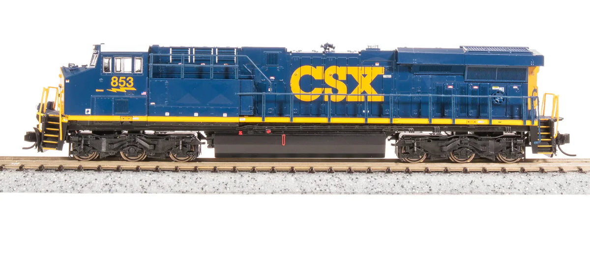 Broadway Limited Imports Diesel - Six Axle BLI 8617 N Scale GE ES44AC Diesel CSX 853 Paragon4 (YN3 Dark Future Paint)