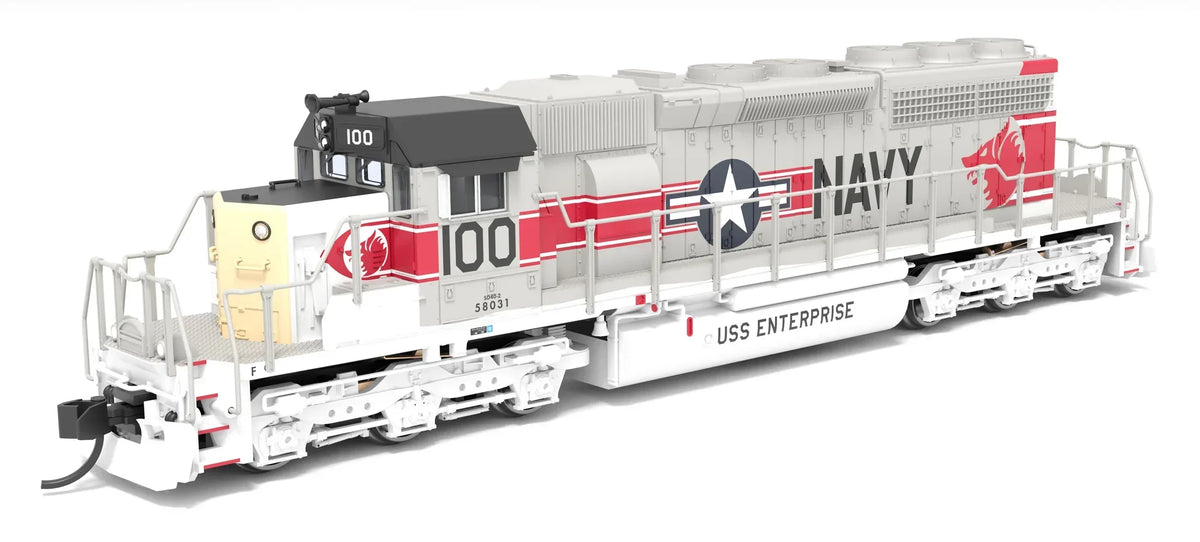 Broadway Limited Imports Diesel - Six Axle BLI 9474 N Scale EMD SD40-2 Diesel USN Fantasy Scheme Paragon4 (Sound/DC/DCC)