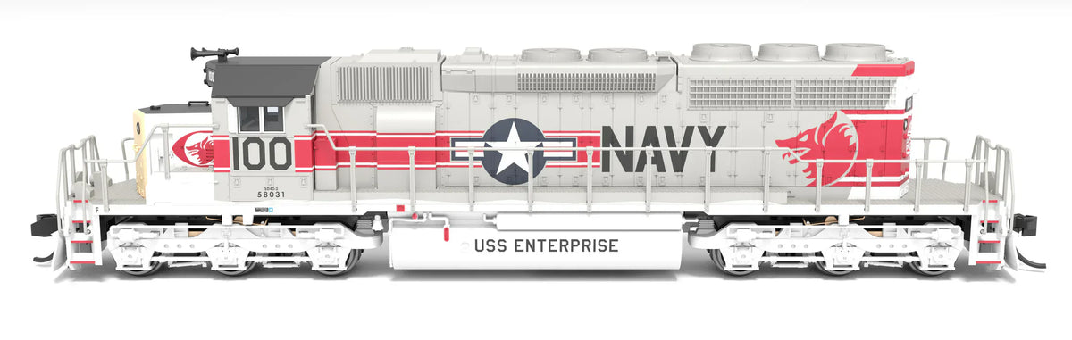 Broadway Limited Imports Diesel - Six Axle BLI 9474 N Scale EMD SD40-2 Diesel USN Fantasy Scheme Paragon4 (Sound/DC/DCC)