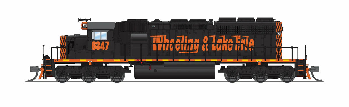 Broadway Limited Imports Diesel - Six Axle BLI 9492 N Scale EMD SD40-2 Diesel Wheeling & Lake Erie W&LE 6347 - DC