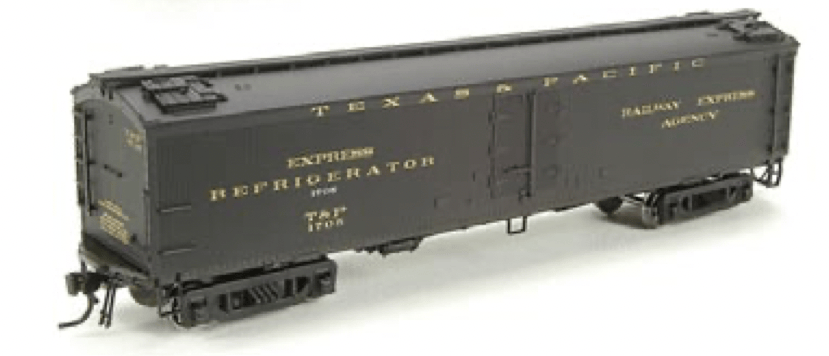 Broadway Limited Imports Passenger - Head End BLI 1485 HO Scale 53'6" Wood Express Reefer T&P 1721 - NOS