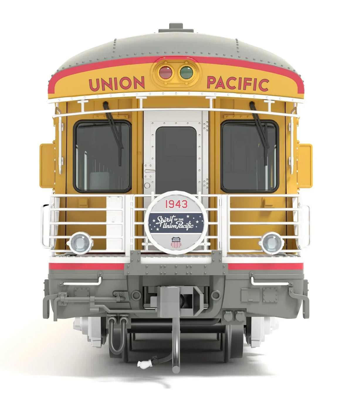 Broadway Limited Imports Passenger - Obs BLI 9015 HO Scale Union Pacific Business Car #119 "Kenefick" "Spirit of the Union Pacific" Drumhead