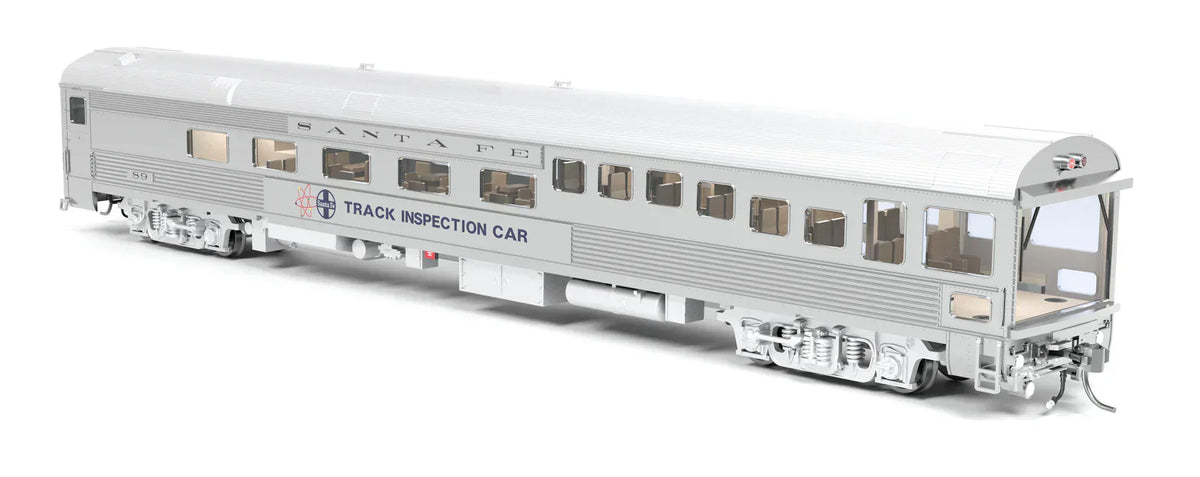 Broadway Limited Imports Passenger - Obs BLI 9991 HO Scale ATSF Track Inspection Car ATSF 89, 1982-1990 Appearance