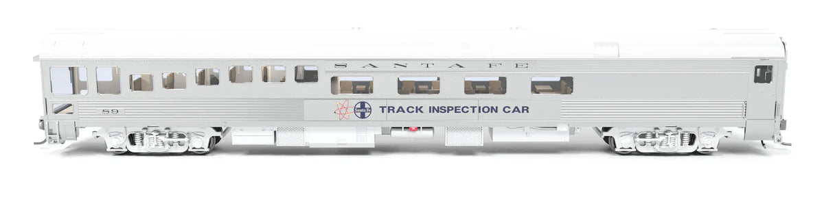 Broadway Limited Imports Passenger - Obs BLI 9991 HO Scale ATSF Track Inspection Car ATSF 89, 1982-1990 Appearance