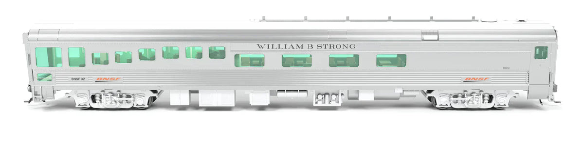 Broadway Limited Imports Passenger - Obs BLI 9995 HO Scale ATSF Track Inspection Car ATSF 32 "William Barstow Strong", 2013-2018 Appearance
