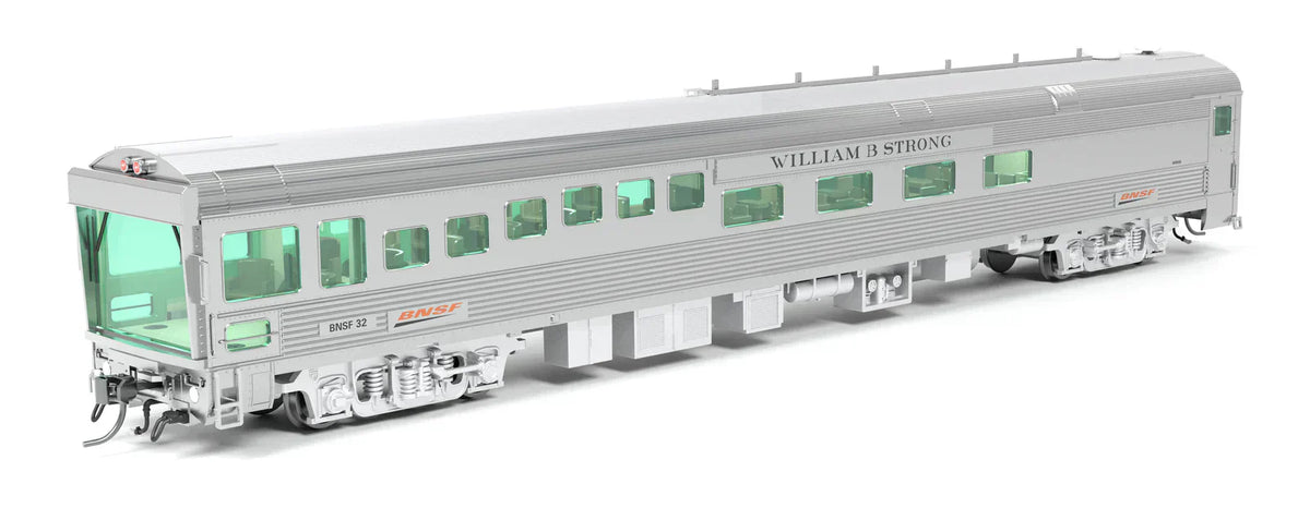 Broadway Limited Imports Passenger - Obs BLI 9995 HO Scale ATSF Track Inspection Car ATSF 32 "William Barstow Strong", 2013-2018 Appearance