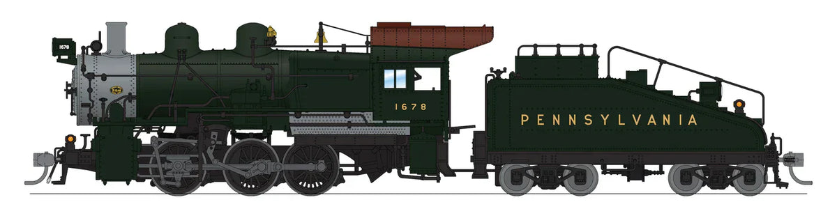 Broadway Limited Imports Steam Loco - 0-6-0 BLI 9185 HO Scale 0-6-0 B6sb Steam Loco Pennsylvania "Futura" PRR 4001 Stealth