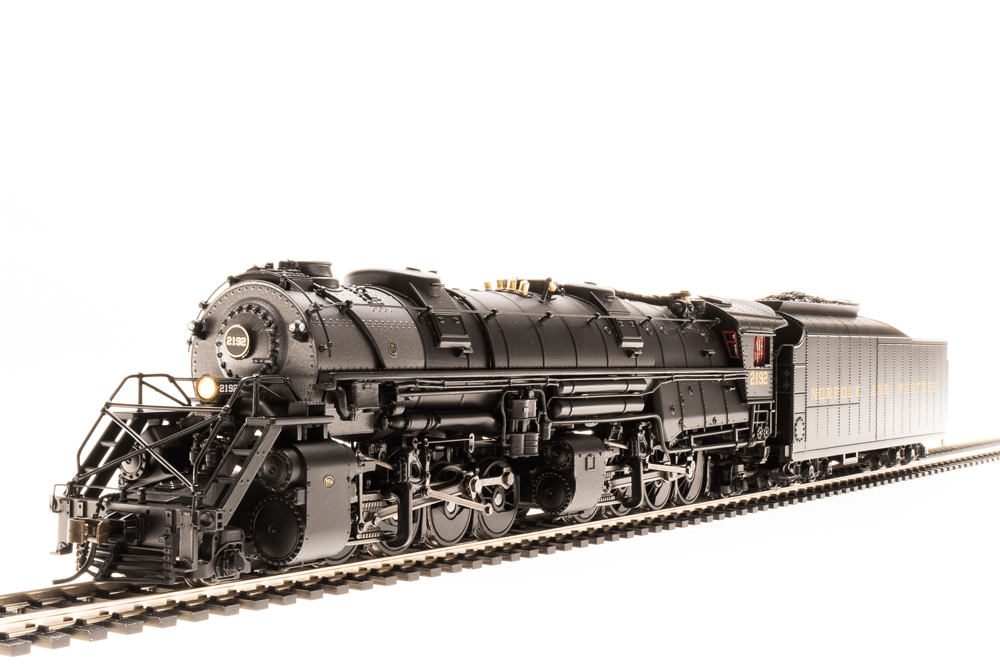 Broadway Limited Imports Steam Loco 2-8-8-2 BLI 6414 HO Scale N&W Y6b 2-8-8-2 with 22I Tender Norfolk Western 2194 DCC Sound