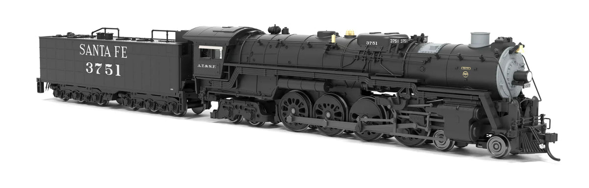 Broadway Limited Imports Steam Loco - 4-8-4 BLI 9415 N Scale 4-8-4 Steam Loco Santa Fe ATSF 3761 - DC