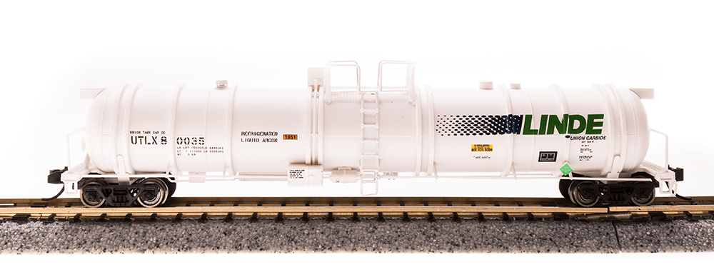 Broadway Limited Imports Tank Car BLI 3731 N Scale High-Capacity Cryogenic Tank Car Linde