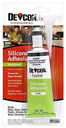 Devcon Paints & Glues Devcon Clear Silicone Adhesive 1.76oz. Tube
