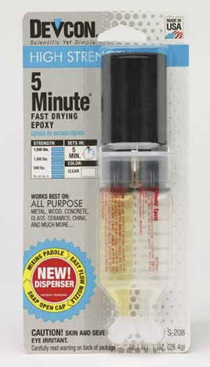 Devcon Paints & Glues Devcon 5-Minute Epoxy 1oz. Tube